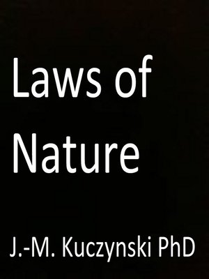 cover image of Laws of Nature